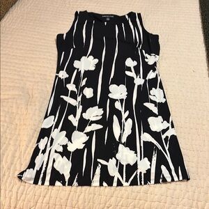 Black and White Floral Women's Skirt